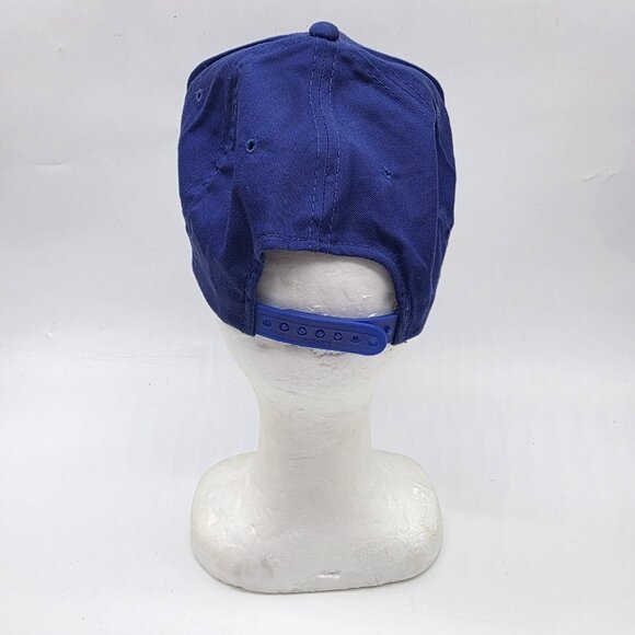 FDNY Firefighter NYC 100% Cotton Baseball Cap Hat One Size Blue Strapback 9/11 - Picture 3 of 7